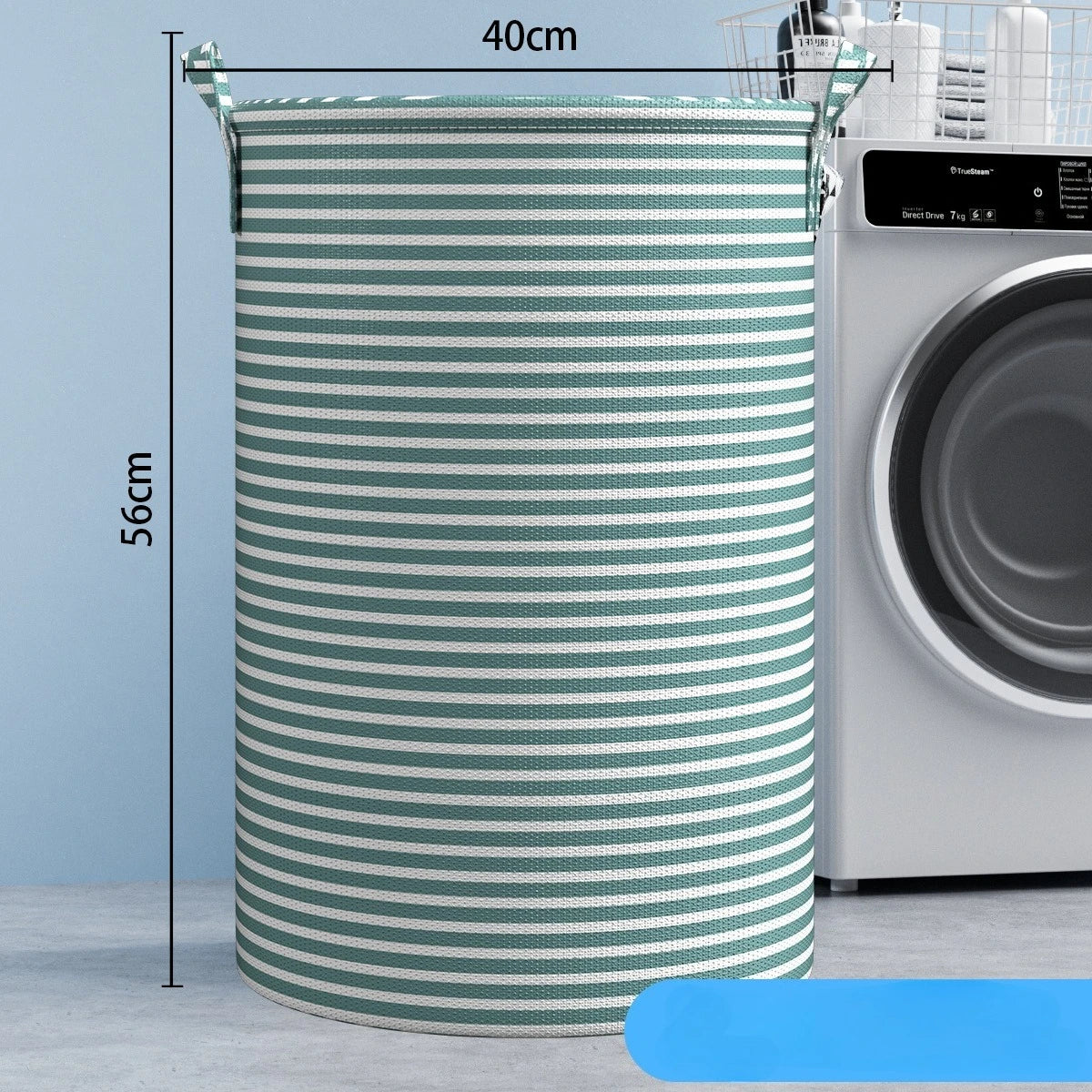 foldable laundry basket - product view 1