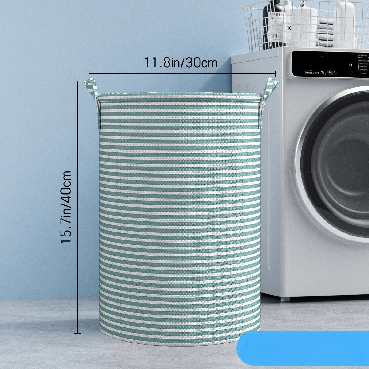 foldable laundry basket - product view 2