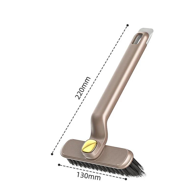 V-Shape Crevice Cleaning Brush, Handheld Hard-Bristle Tool for Tile Floors, Bathroom Corners and Kitchen Gaps, 22 x 13 cm - product view 2