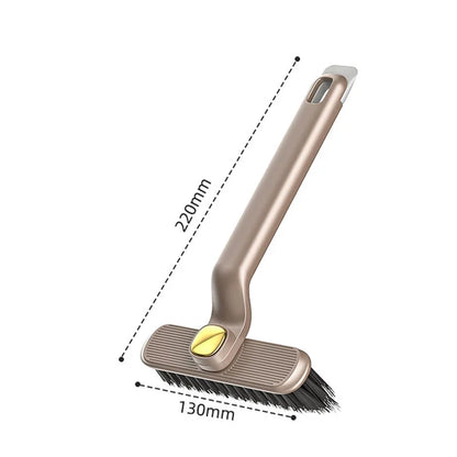 V-Shape Crevice Cleaning Brush, Handheld Hard-Bristle Tool for Tile Floors, Bathroom Corners and Kitchen Gaps, 22 x 13 cm - product view 2