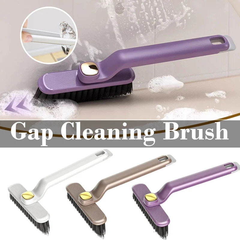 V-Shape Crevice Cleaning Brush, Handheld Hard-Bristle Tool for Tile Floors, Bathroom Corners and Kitchen Gaps, 22 x 13 cm - product view 4