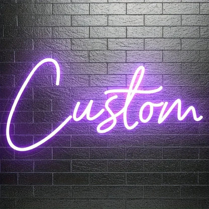 Custom LED Neon Sign, Wall-Hanging Personalized Party Decor with 180° Beam Angle and 8 to 20 Inch Letter Options - product view 3