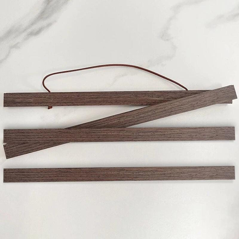 Magnetic Poster Hanger Frame, Rectangular Modern Wood Wall Display in 21–90cm Sizes for Posters, Photos and Canvas Art - product view 4