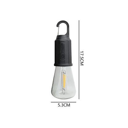 Rechargeable Camping Lantern, Warm LED Light, 3 Brightness Levels, USB Type-C, IP65, Hanging Portable Lamp - product view 1