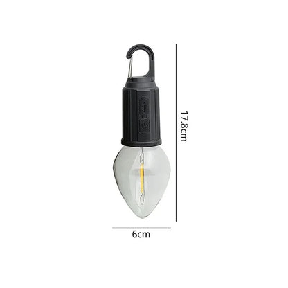 Rechargeable Camping Lantern, Warm LED Light, 3 Brightness Levels, USB Type-C, IP65, Hanging Portable Lamp - product view 3
