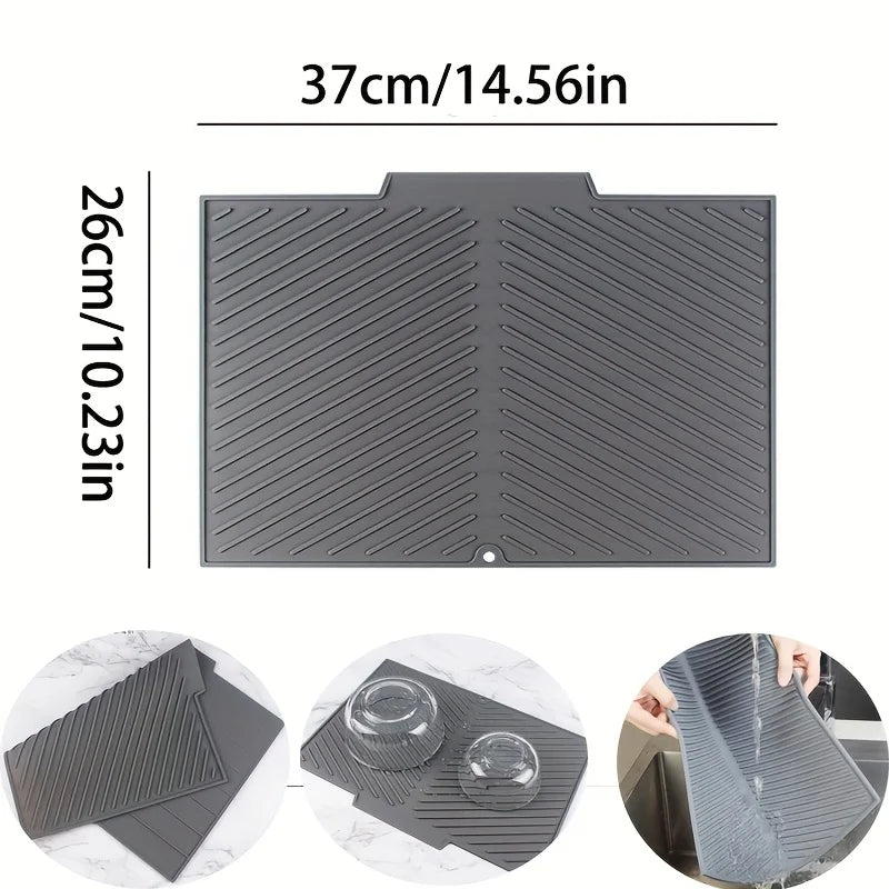 Silicone Dish Drying Mat, silicone dish drying mat product view 1