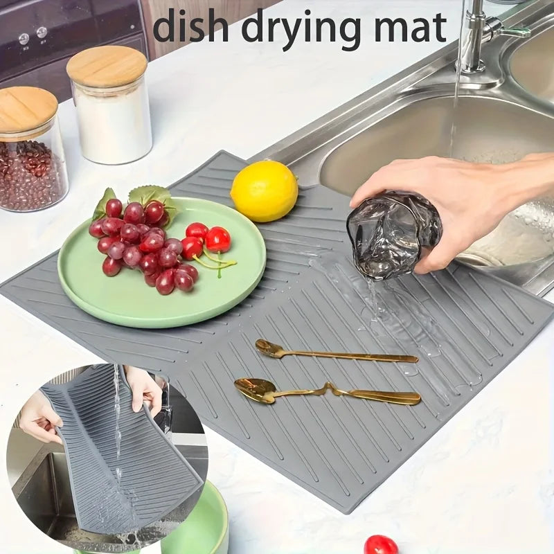 Silicone Dish Drying Mat, silicone dish drying mat product view 6