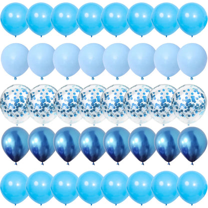 40 Piece Blue Balloon Set, product view 1