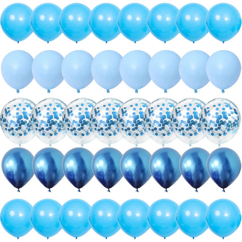40 Piece Blue Balloon Set, product view 1