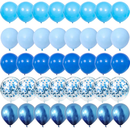 40 Piece Blue Balloon Set, product view 3