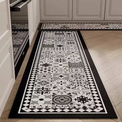 Non-Slip Anti-Fatigue Floor Mat, Waterproof Printed 100% Polyester with PVC Backing, 30x40 to 50x160cm - product view 1
