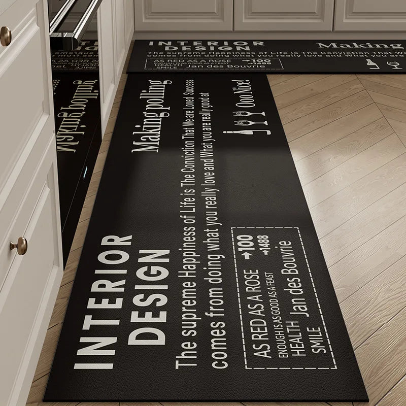 Non-Slip Anti-Fatigue Floor Mat, Waterproof Printed 100% Polyester with PVC Backing, 30x40 to 50x160cm - product view 6