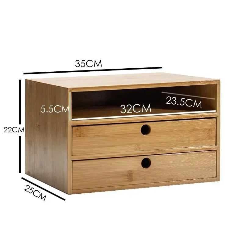 bamboo drawer organizer - product view 3