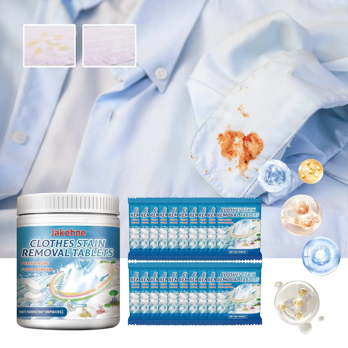 washing machine cleaner tablet - product view 2