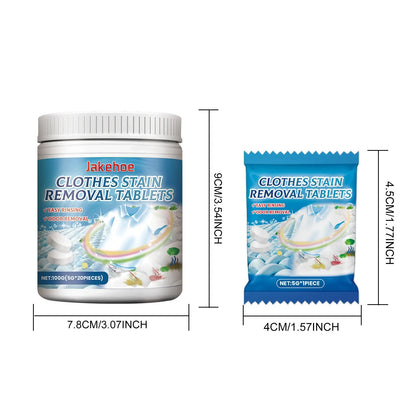 Washing Machine Cleaner Tablet, Effervescent Laundry Stain Remover for Deep Cleaning and Odor Elimination - product view 3