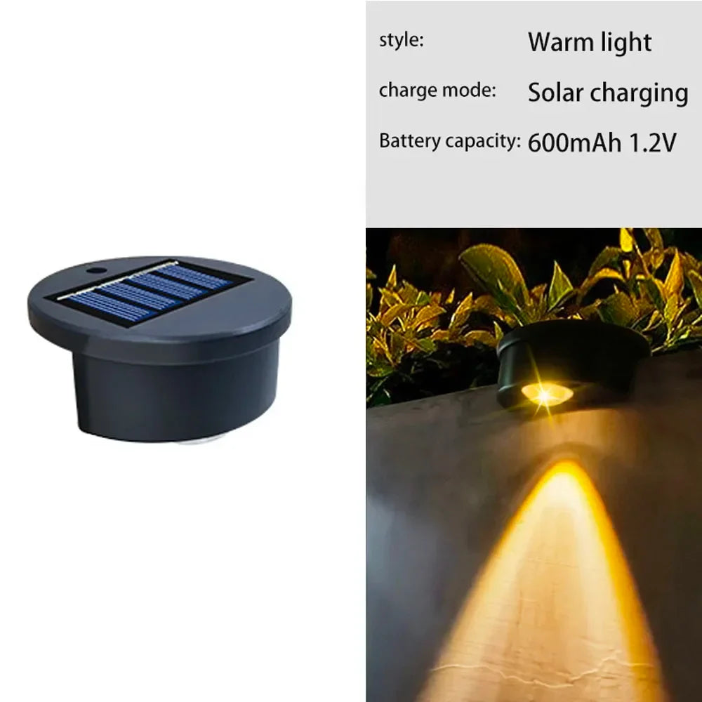 Solar Pool Lights, Waterproof LED Side Lights, Automatic Dusk-to-Dawn Operation, ABS Body, White Warm or Color Light - product view 2