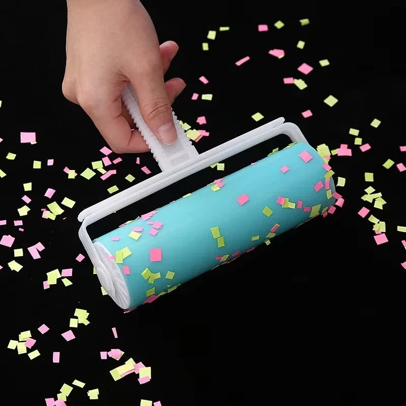 Reusable Lint Roller, Washable Manual Hair and Lint Remover for Clothes, Furniture, Curtains, Carpets and Floors - product view 5