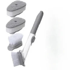 soap dispensing dish brush - product view 3