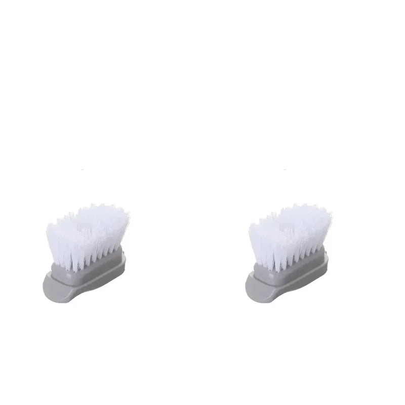 Soap Dispensing Dish Brush, 50 ml Refillable Handle with Scraper, PET Bristles and Detachable Head for Kitchen - product view 4