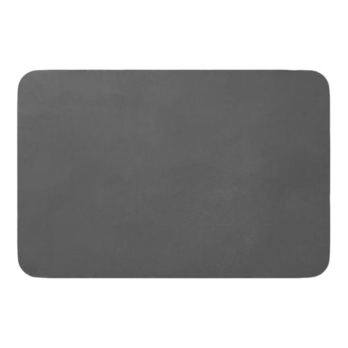 Quick-Dry Bathroom Floor Mat, Thin Plastic Bath Rug with Non-Slip Design, 60x40cm, Black, Gray, White or Khaki - product view 1