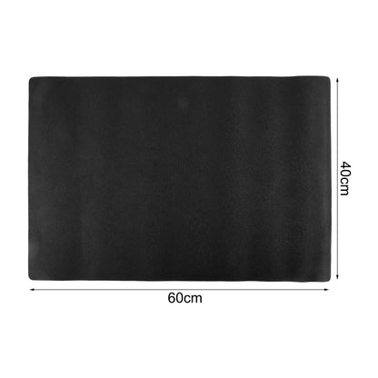 Quick-Dry Bathroom Floor Mat, Thin Plastic Bath Rug with Non-Slip Design, 60x40cm, Black, Gray, White or Khaki - product view 6