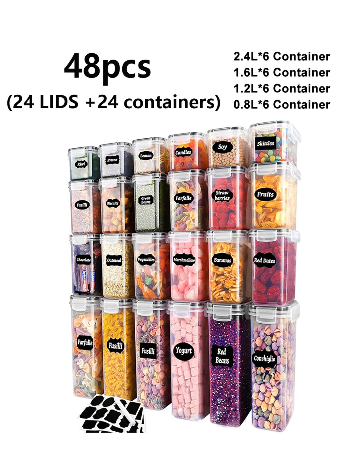 airtight cereal container - product view 1