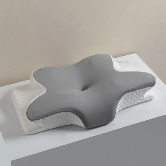 Memory Foam Neck Pillow, Rectangular 62 x 41 x 12 cm Bedding Pillow, 100% Polyester Cover in Five Color Options - product view 1
