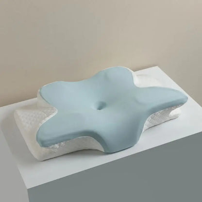 Memory Foam Neck Pillow, Rectangular 62 x 41 x 12 cm Bedding Pillow, 100% Polyester Cover in Five Color Options - product view 4