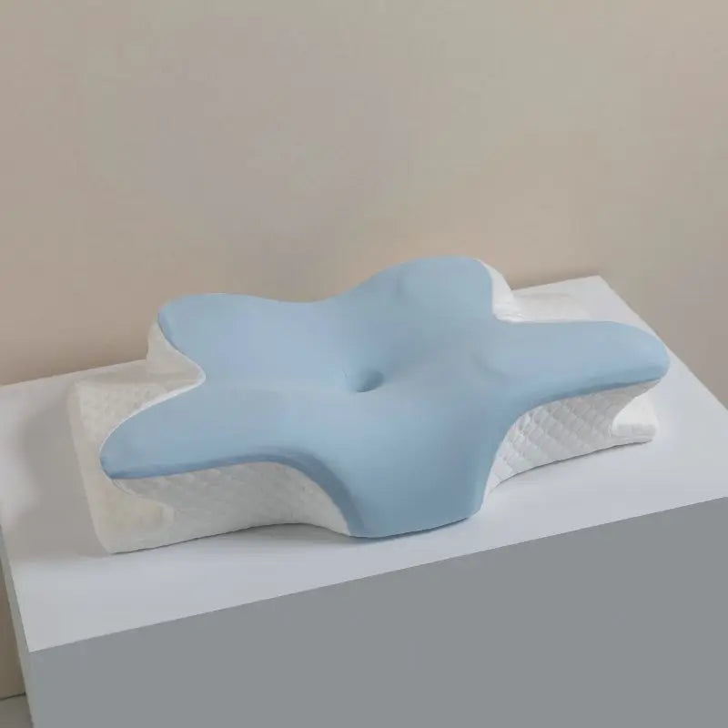 Memory Foam Neck Pillow, Rectangular 62 x 41 x 12 cm Bedding Pillow, 100% Polyester Cover in Five Color Options - product view 5