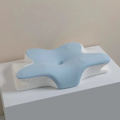 Memory Foam Neck Pillow, Rectangular 62 x 41 x 12 cm Bedding Pillow, 100% Polyester Cover in Five Color Options - product view 5