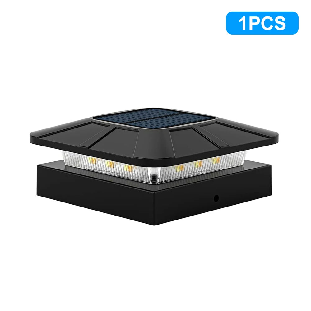 solar fence light - product view 1