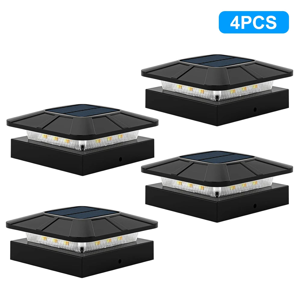 solar fence light - product view 3