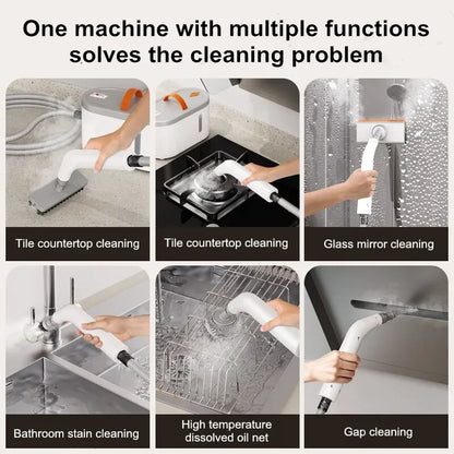 Handheld Steam Cleaner, 120°C High-Temperature Steam, 750 ml Tank for Kitchen, Floors, Tiles, Windows and Upholstery - product view 5