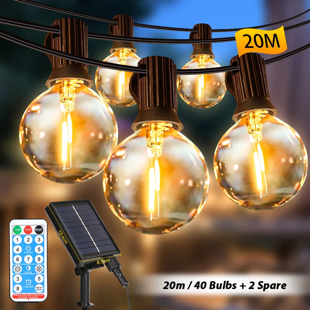 solar string lights - product view 4