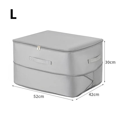 Self-Compression Quilt Storage Bag, 40% Space-Saving Zipper, Water-Repellent Polyester, Large and XL Sizes - product view 1