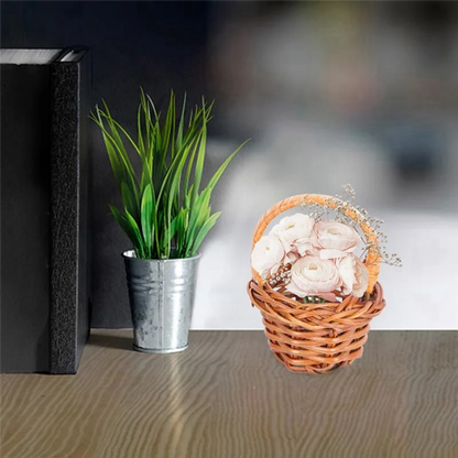 Mini Woven Easter Baskets, 12-Piece 6 x 2.7 cm Bamboo Decorative Baskets for Candy Gifts, Photography and Mini Displays - product view 2