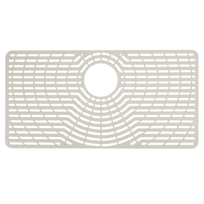 Silicone Dish Drying Mat, Raised Feet, Center Drainage and Dishwasher-Safe Sink Protector, M Size - product view 5