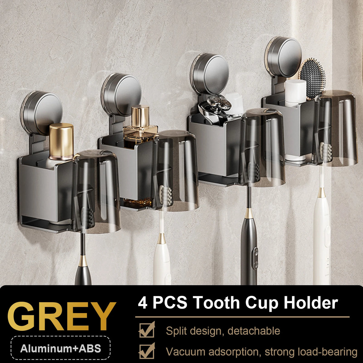 toothbrush wall holder - product view 4