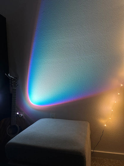 Rainbow Projection Lamp, USB 5V LED Sunset Atmosphere Light, 30 cm Round Plastic Design for Holiday Decor - product view 6