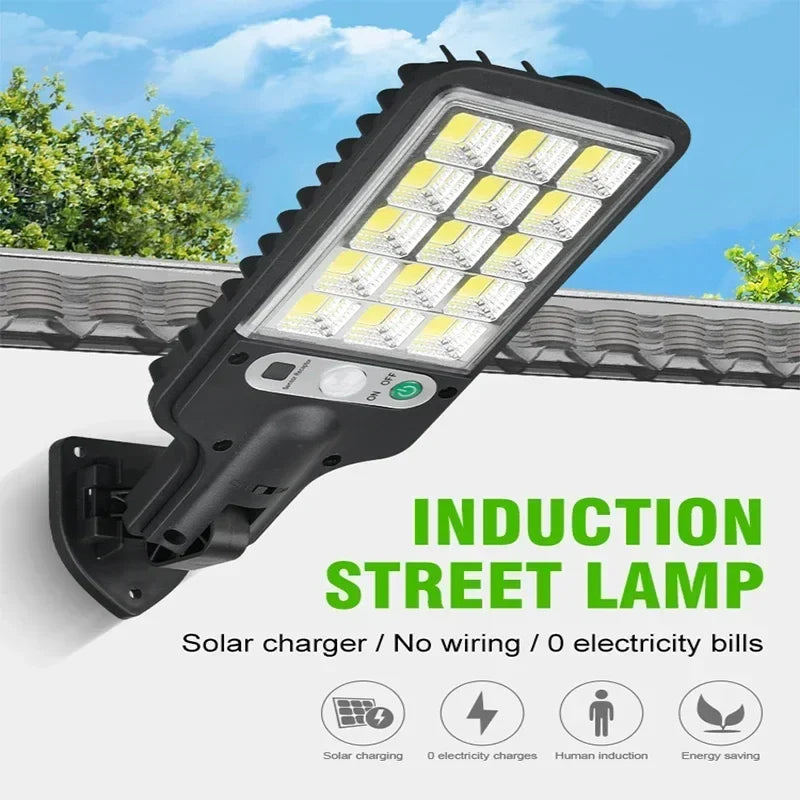 Solar Motion Sensor Driveway Light, COB LED Outdoor Security Lamp, 270° Sensor, 1200–1500 lm, 1–4 Pack Options - product view 6