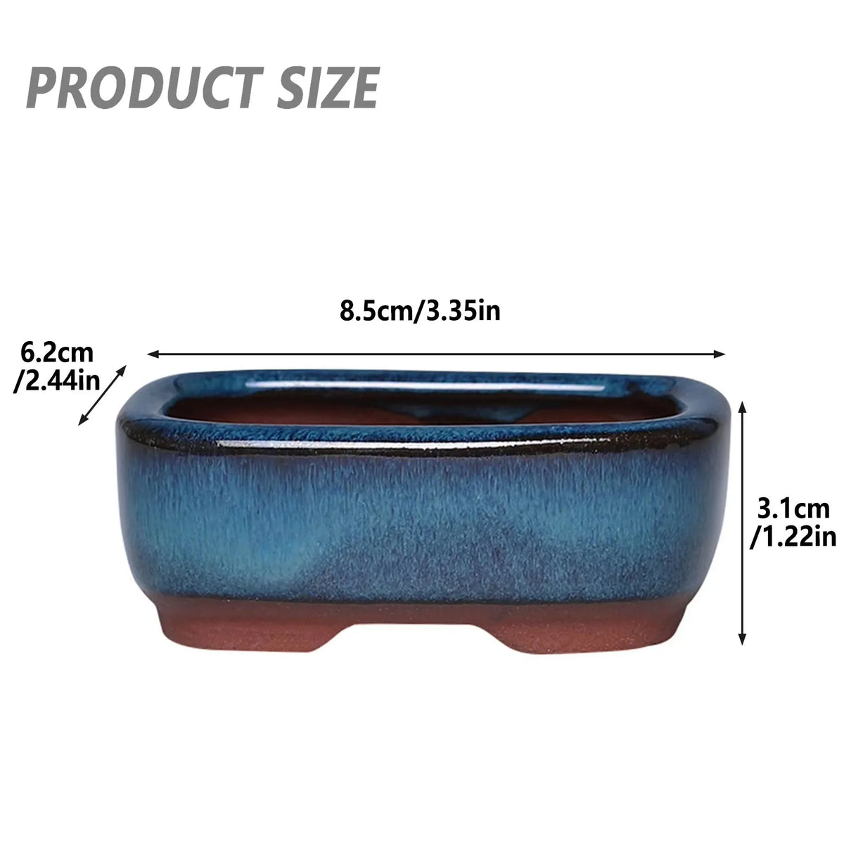 ceramic planter - product view 1