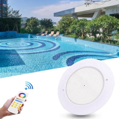 12V LED Underwater Pool Light, ABS Self-Contained Lamp, 180° Beam, 18W–54W Options and Cool White, Warm White or RGB - product view 2