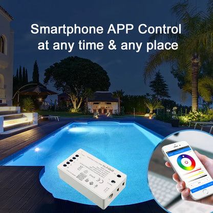 12V LED Underwater Pool Light, ABS Self-Contained Lamp, 180° Beam, 18W–54W Options and Cool White, Warm White or RGB - product view 3