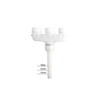 Garden Hose Nozzle, Adjustable Spray Watering Attachment, Plastic Quick-Connect Irrigation Sprinkler with 3, 4, 5 or 6 Heads - product view 2