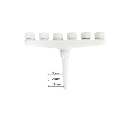 Garden Hose Nozzle, Adjustable Spray Watering Attachment, Plastic Quick-Connect Irrigation Sprinkler with 3, 4, 5 or 6 Heads - product view 5