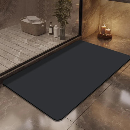 Rubber Shower Mat, Non-Slip Bathroom Floor Mat, Solid Color Dirt-Resistant Door Mat in 400x600 to 600x900mm - product view 1