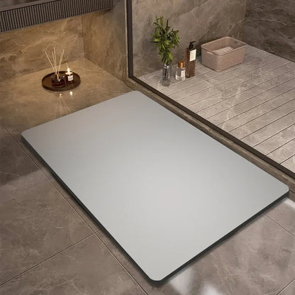 Rubber Shower Mat, Non-Slip Bathroom Floor Mat, Solid Color Dirt-Resistant Door Mat in 400x600 to 600x900mm - product view 2
