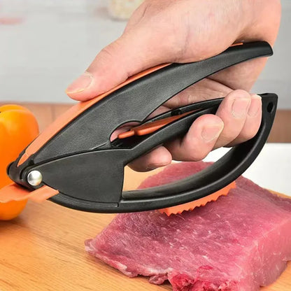4-in-1 Stainless Steel Garlic Press and Grinder, Manual Plastic Fruit and Vegetable Tool for Mincing Garlic and More - product view 2