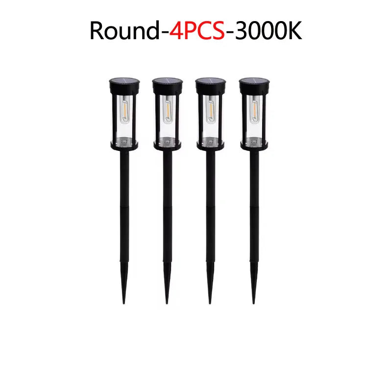 solar pathway lights - product view 2