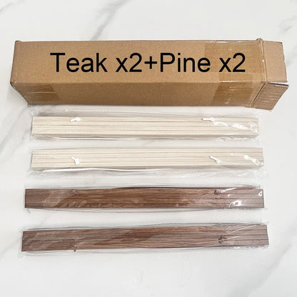 Magnetic Poster Hanger Frame, Modern Rectangular Wood Display, 21–51 cm Sizes, Teak, Pine, Black or White Options - product view 6